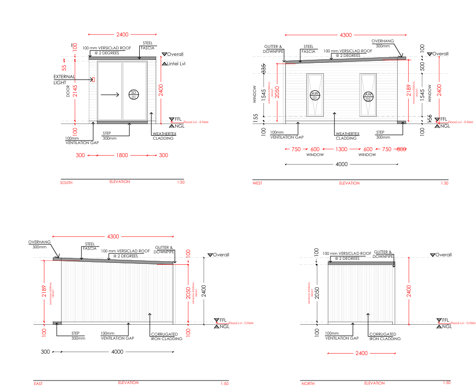 Architectural drawing sample 6